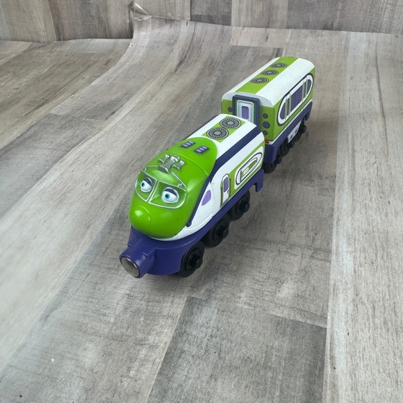 The Unbranded Brand Other - Chugginton Wooden Train KOKO Chug a sonic and Express Passenger Car